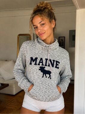 Maine Graphic Pullover Sweatshirt - Gray